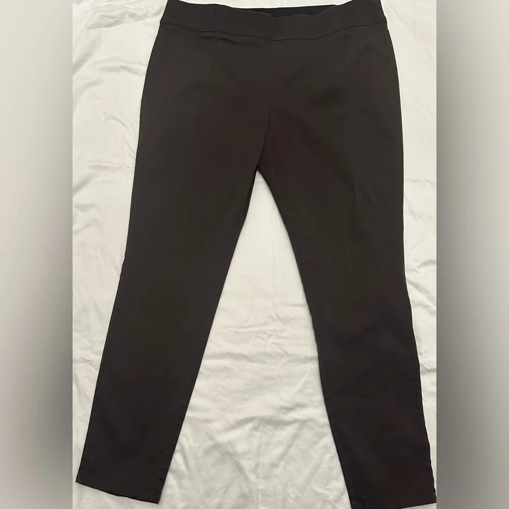 Trademark Chocolate Brown Straight Leg Pants Size 16